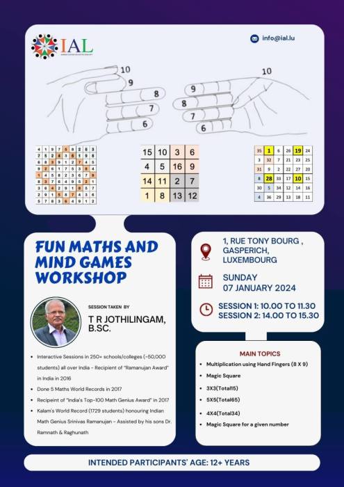 Fun Maths & Mind Games (For 12+ Years)